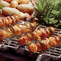 Idaho� Potato and Salmon Shish Kebob